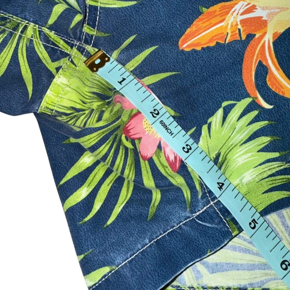 Polo Ralph Lauren Swim Trunks Blue Floral Tropical Lined Swimsuit‎ Shorts Size L